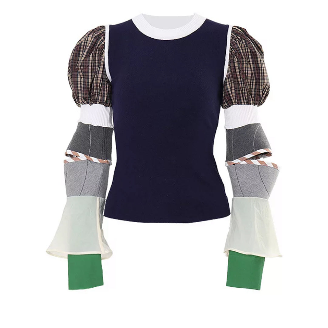 *PREORDER* Sweater Puff Sleeve Shirt