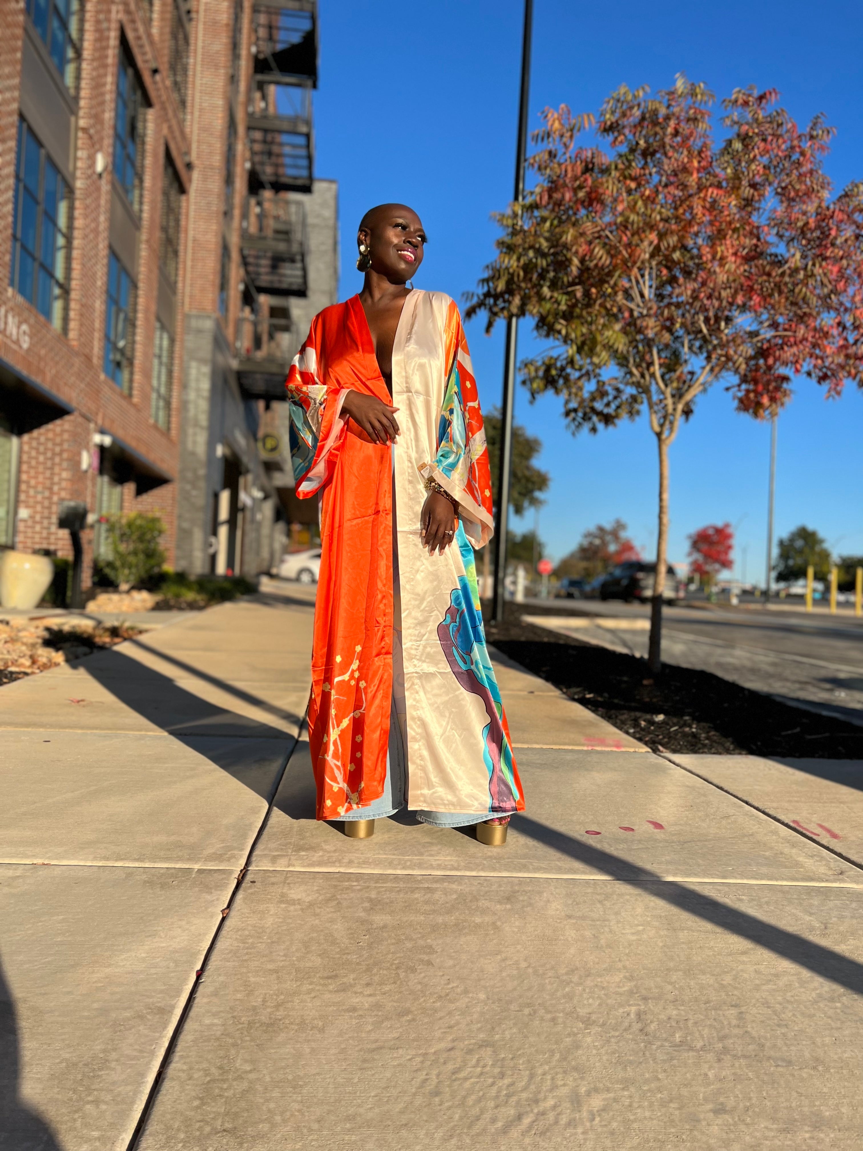 Sunset Swirl Kimono