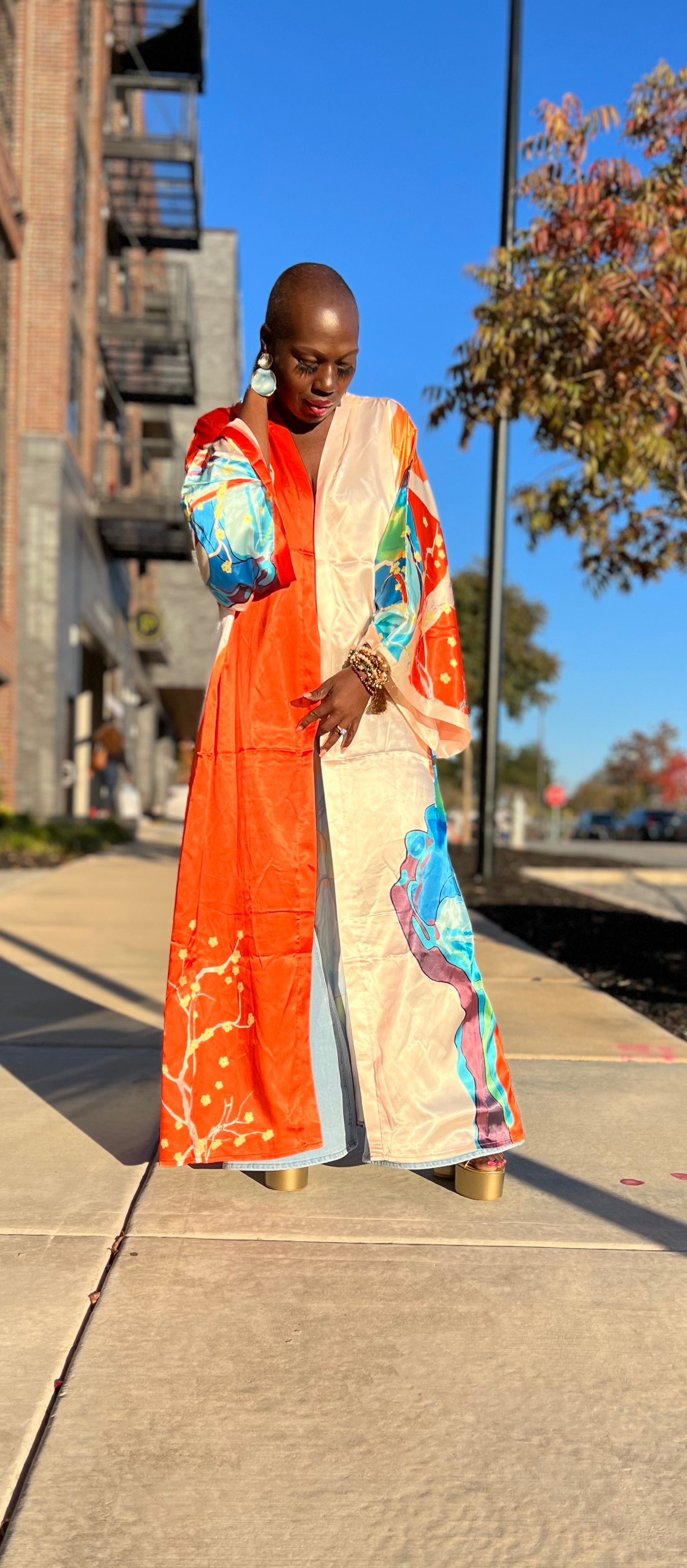 Sunset Swirl Kimono
