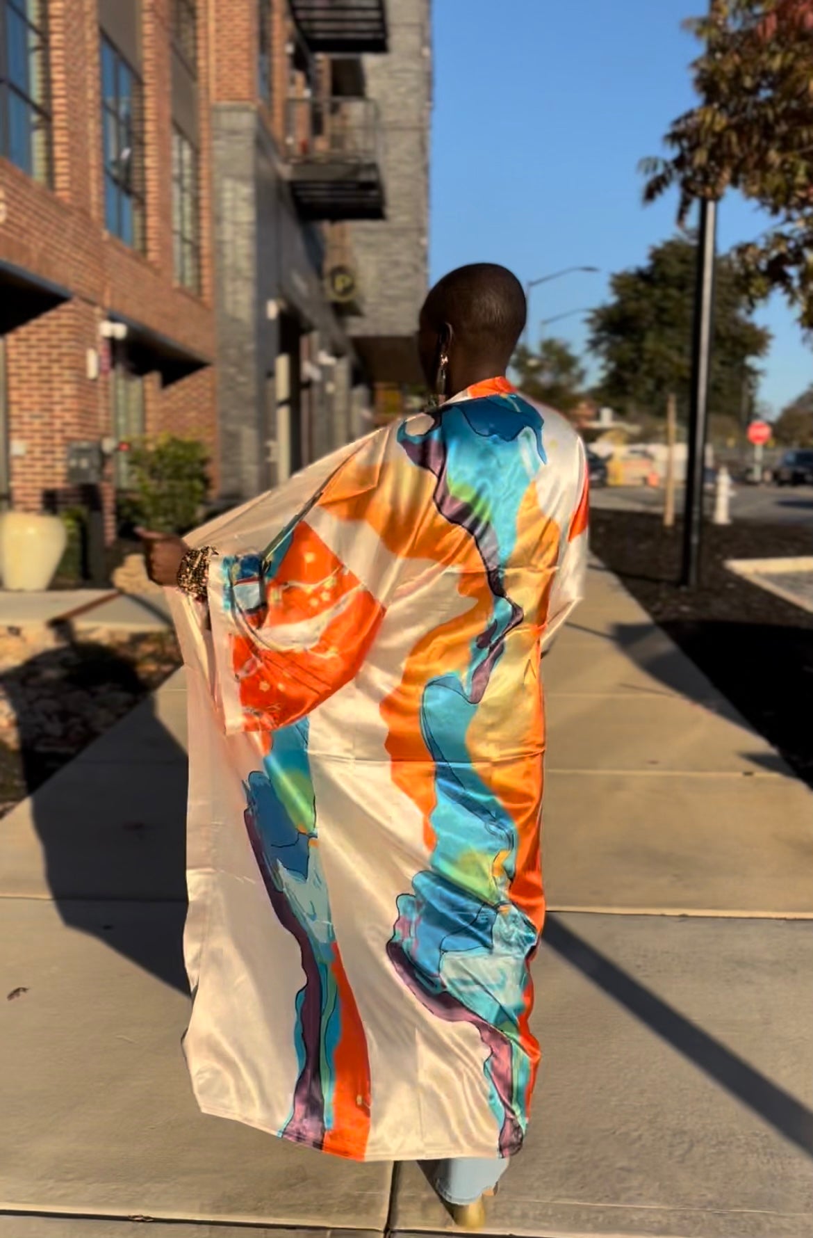 Sunset Swirl Kimono
