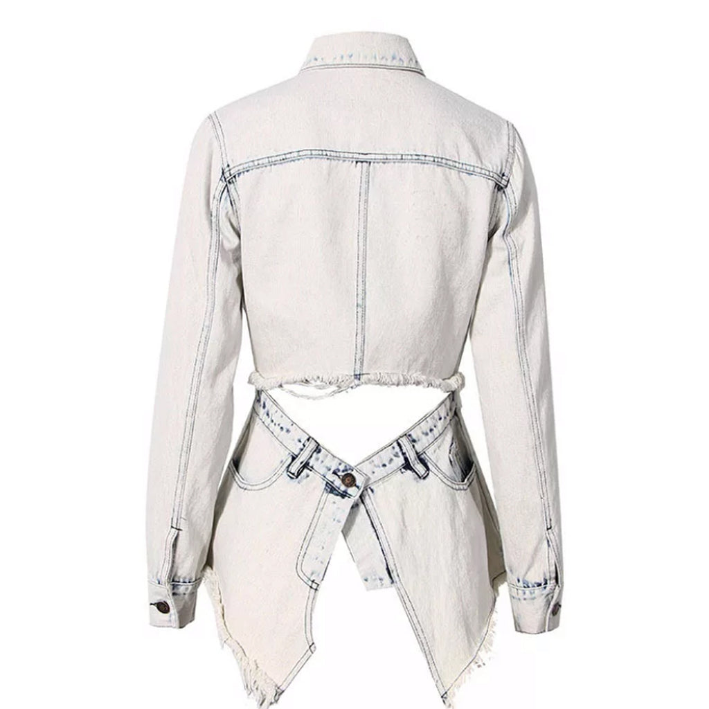 *PREORDER* Denim Open-Back Jacket