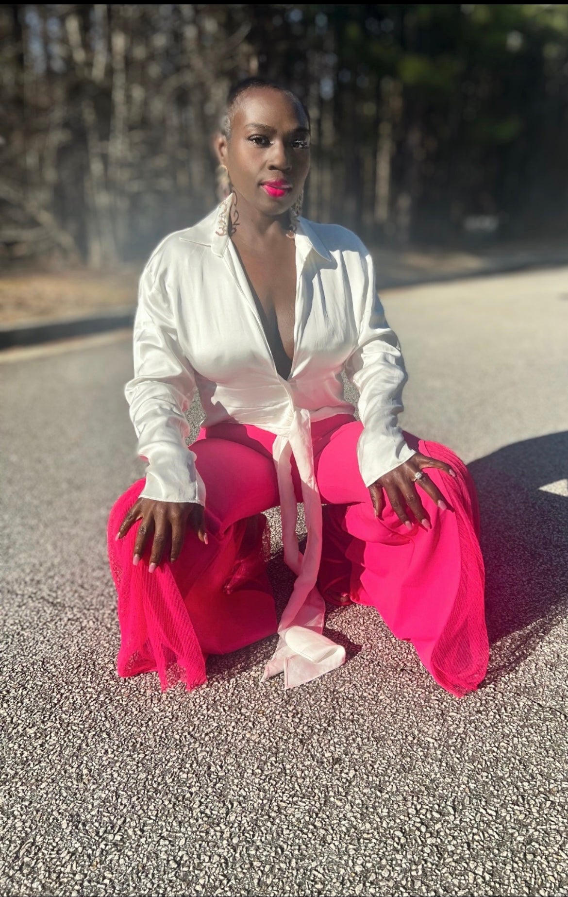 Pink Flair Pants