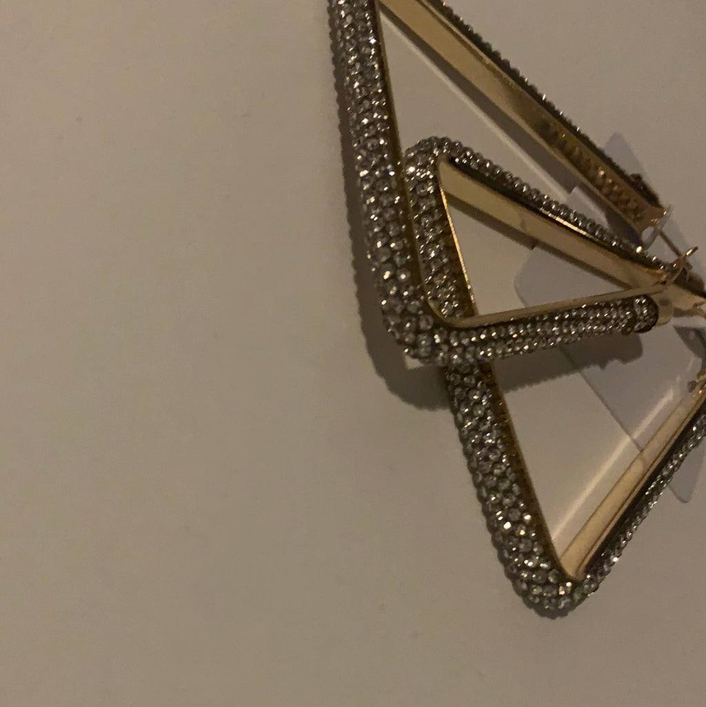 Frida Triangle Studded Earrings