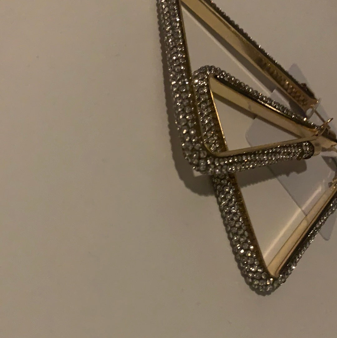 Frida Triangle Studded Earrings