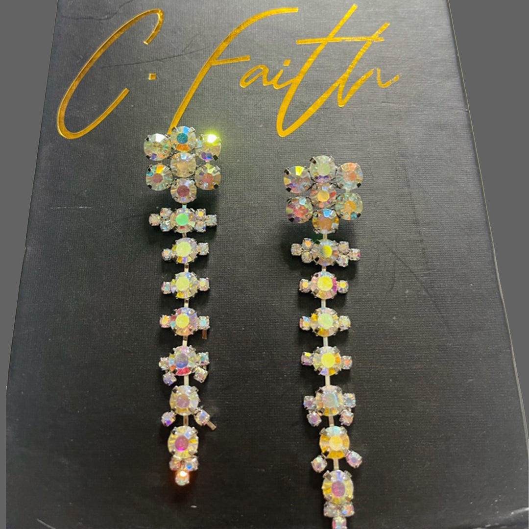 Willow Iridescent Chandelier Earrings