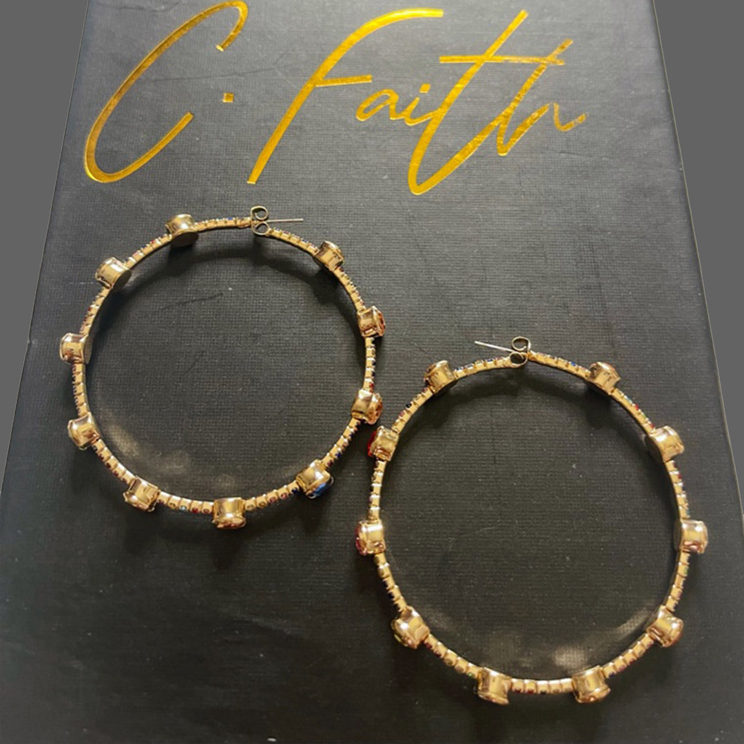 Shanice Studded Hoops